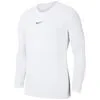 NIKE koszulka termoaktywna dla dzieci Nike Dry Park First Layer JSY LS AV2611 100 biała, Kolor: biały, Rozmiar: XS