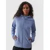 4F bluza polarowa damska F291 niebieska, Kolor: niebieski, Rozmiar: XS
