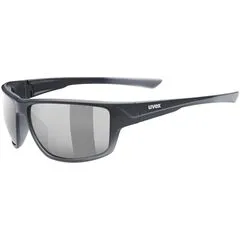 UVEX Okulary rowerowe sportstyle 230 (53/2/069/4416/UNI) czarne, Kolor: czarny, Rozmiar: one size
