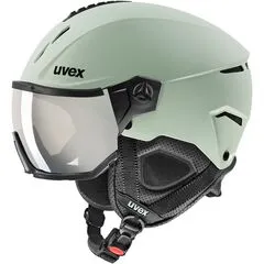 UVEX INSTINCT VISOR kask narciarski hardshell z goglami zielony, Kolor: zielony, Rozmiar: 56-58