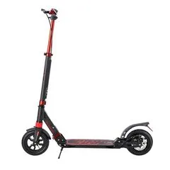 NILS EXTREME hulajnoga z hamulcem tarczowym HM209T, Kolor: czarno-czerwony, Waga: 2