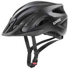 UVEX Kask rowerowy Viva 3 czarny, Kolor: szaro-czarny, Rozmiar: 52-57