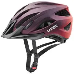 UVEX Kask rowerowy Viva 3 czerwony/czarny, Kolor: czerwony, Rozmiar: 56-62