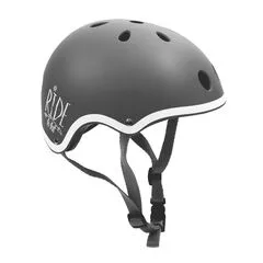 Kask dziecięcy orzeszek na rolki i hulajnogę SMJ SPORT czarny, Kolor: czarny, Waga: 0.3, Rozmiar: 51-52