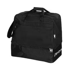 GIVOVA torba treningowa z kieszenią na obuwie New Revolution czarna, Kolor: czarny, Rozmiar: uniwersalny