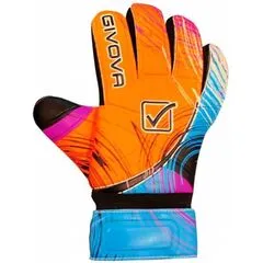 Rękawice Bramkarskie Dziecięce GIVOVA NEW BRILLIANT pomarańczowo-czarne, Kolor: pomarańczowy, Rozmiar: 4