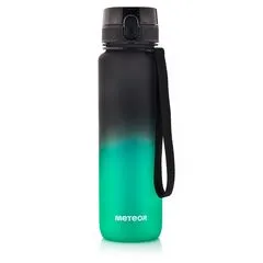 Meteor bidon tritanowy sportowy 1000 ml czarny/zielony