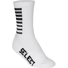 SELECT skarpety piłkarskie treningowe getry Striped białe, Kolor: biały, Waga: 0.075, Rozmiar: 41-45