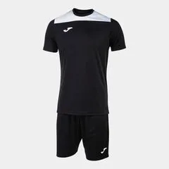 JOMA PHOENIX komplet piłkarski męski koszulka i spodenki 103124.102 czarny, Kolor: czarny, Waga: 0.2, Rozmiar: S