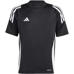 ADIDAS t-shirt sportowa chłopięca koszulka treningowa IJ7674 czarna, Kolor: czarny, Waga: 0.2, Rozmiar: 140