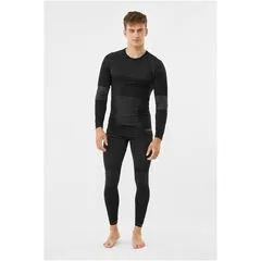VIKING DANTE odzież termoaktywna męska spodnie i bluza czarna, Kolor: czarny, Waga: 0.3, Rozmiar: L
