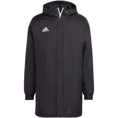 ADIDAS kurtka męska długa z kaputrem sportowa Entrada IB6076 czarna, Kolor: czarny, Waga: 0.2, Rozmiar: XL