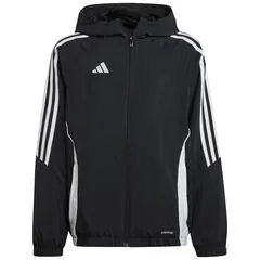 ADIDAS kurtka przeciewdeszczowa chłopięca IM8798 czarna, Kolor: czarny, Waga: 0.2, Rozmiar: 140