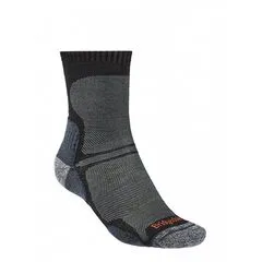 Bridgedale Skarpety męskie Hike ultralight T2 crew merino performance czarne, Kolor: czarny, Waga: 1, Rozmiar: L (44-47)