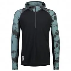 Mons Royale Koszulka męska merino Temple Tech Hood-Sage Tie Dye / Black r. XL
