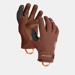 Ortovox Rękawiczki męskie Tour Light Glove brązowe, Kolor: pomarańczowy, Waga: 0.5, Rozmiar: XL