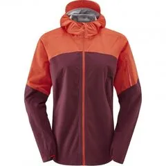 Rab Kurtka membranowa (biegowa) damska Kinetic Ultra Jacket czerwona, Waga: 1, Rozmiar: S