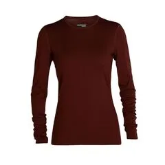 Icebreaker Koszulka damska merino W 200 Oasis bordowa, Kolor: brązowy, Waga: 1, Rozmiar: XS Icebreaker Koszulka damska merino W 200 Oasis bordowa, Kolor: brązowy, Waga: 1, Rozmiar: XS