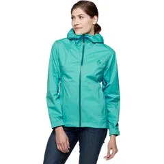 Black Diamond Kurtka przeciwdeszczowa damska Stormline Stretch Rain Jacket zielona, Kolor: zielony, Waga: 0.5, Rozmiar: S