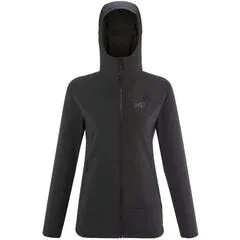 Millet Kurtka softshell damska Fusion Shield Hoodie czarna, Kolor: czarny, Waga: 2, Rozmiar: M