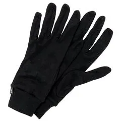 ODLO rękawiczki termoaktywne sportowe unisex Active Warm czarne, Kolor: czarny, Waga: 0.15, Rozmiar: M ODLO rękawiczki termoaktywne sportowe unisex Active Warm czarne, Kolor: czarny, Waga: 0.15, Rozmiar: M