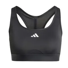 ADIDAS biustonosz sportowy damski z elastanem JG1406 czarny, Kolor: czarny, Waga: 0.2, Rozmiar: L