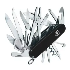 VICTORINOX scyzoryk SwissChamp 91mm Celidor czarny, Kolor: czarny