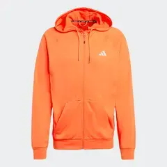 ADIDAS bluza dresowa męska na zamek z kapturem IW8397 czerwona, Kolor: czerwony, Waga: 0.3, Rozmiar: S