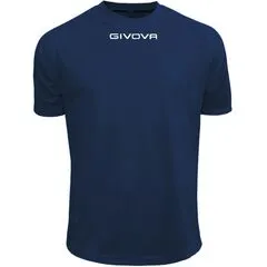 GIVOVA koszulka sportowa męska t-shirt treningowy MAC01 granatowa, Kolor: granatowy, Rozmiar: 2XL
