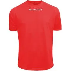GIVOVA koszulka sportowa męska t-shirt treningowy MAC01 czerwona, Kolor: czerwony, Rozmiar: XL