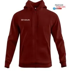 GIVOVA bluza sportowa męska z kapturem MA024 czerwony, Kolor: czerwony, Rozmiar: S