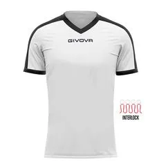 GIVOVA koszulka sportowa męska t-shirt treningowy MAC04 biała, Kolor: biały, Rozmiar: 2XL
