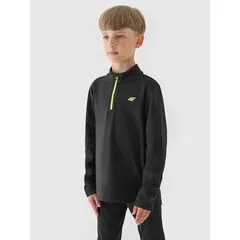 4F bielizna polarowa chłopięca góra 4FJWAW24UBRUM064 czarna, Kolor: czarny, Rozmiar: 158/164