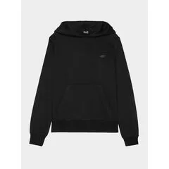 4F bluza damska bawełniana z kapturem 4FWMM00TSWSF1764 czarna, Kolor: czarny, Rozmiar: XS