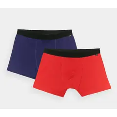 4F bokserki męskie bawełniane 2 pak 4FWMM00UBXSM059, Kolor: Multikolor, Rozmiar: S