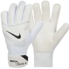 Rękawice bramkarskie Nike Match Jr  FJ4864-100 białe Rękawice bramkarskie Nike Match Jr  FJ4864-100 białe
