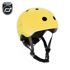 SCOOTANDRIDE Kask S-M dla dzieci 3+ żółty