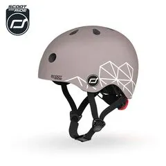 SCOOTANDRIDE Kask XXS-S dla dzieci 1-5 lat brązowy