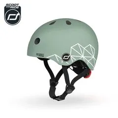SCOOTANDRIDE Kask XXS-S dla dzieci 1-5 lat zielony