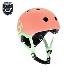 SCOOTANDRIDE Kask XXS-S dla dzieci 1-5 lat czerwony