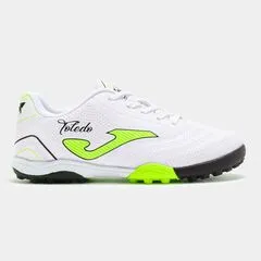 JOMA buty dziecięce do piłki nożnej turfy na orlik TOJS2502TF TOLEDO białe, Kolor: biały, Rozmiar: 38