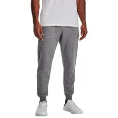 UNDER ARMOUR spodnie dresowe męskie joggery Rival Fleece szare, Kolor: szary, Rozmiar: S