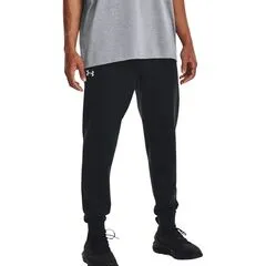 UNDER ARMOUR spodnie dresowe męskie joggery Rival Fleece czarne, Kolor: czarny, Rozmiar: XL