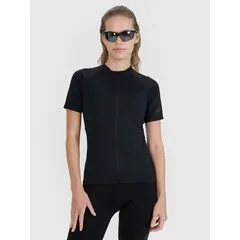 4F koszulka rowerowa damska szybkoschnąca 4FWSS25TFTSF1291 czarna, Kolor: czarny, Rozmiar: M