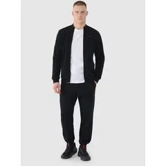 4F spodnie dresowe męskie joggery z kieszeniami 4FWSS25TTROM0990 czarne, Kolor: czarny, Rozmiar: M