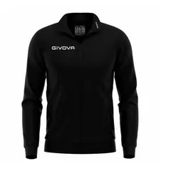 GIVOVA bluza sportowa męska treningowa na zamek MA022 czarna, Kolor: czarny, Rozmiar: S