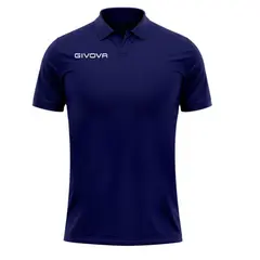 GIVOVA koszulka polo sportowa męska PK01 niebieska, Kolor: niebieski, Rozmiar: S