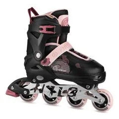 NILS EXTREME rolki rekreacyjne dla dziewczynek NA13808 COSMO, Kolor: różowy, Rozmiar: 34-37