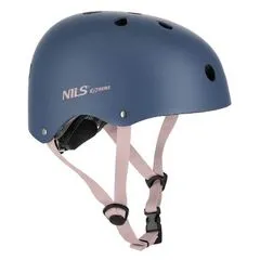 NILS EXTREME kask skatingowy orzeszek MTW001 szary, Kolor: szary, Rozmiar: M