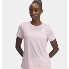 UNDER ARMOUR koszulka sportowa t-shirt damski Tech SSC - Solid różowa, Kolor: różowy, Rozmiar: XS